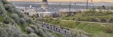 Imposantes Panorama beim Salt Lake City Marathon