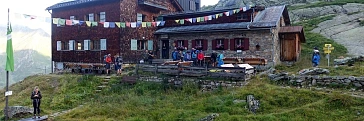 Berghütte in den Alpen