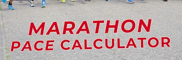 Marathon pace calculator and marathon pace table