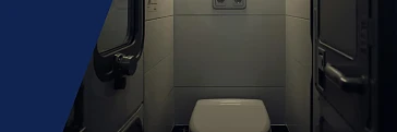 Flugzeugtoilette