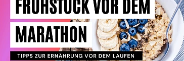 Frühstück vor dem Marathon