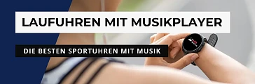 Sportuhren und Smartwatches mit Musikspeicher und Musikplayer