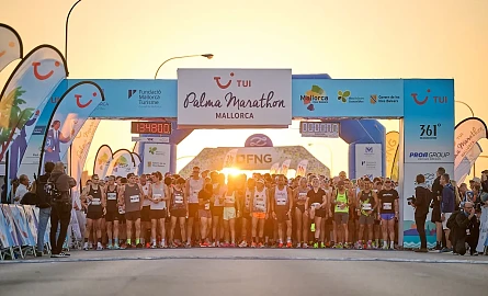 Start zum Palma de Mallorca Marathon