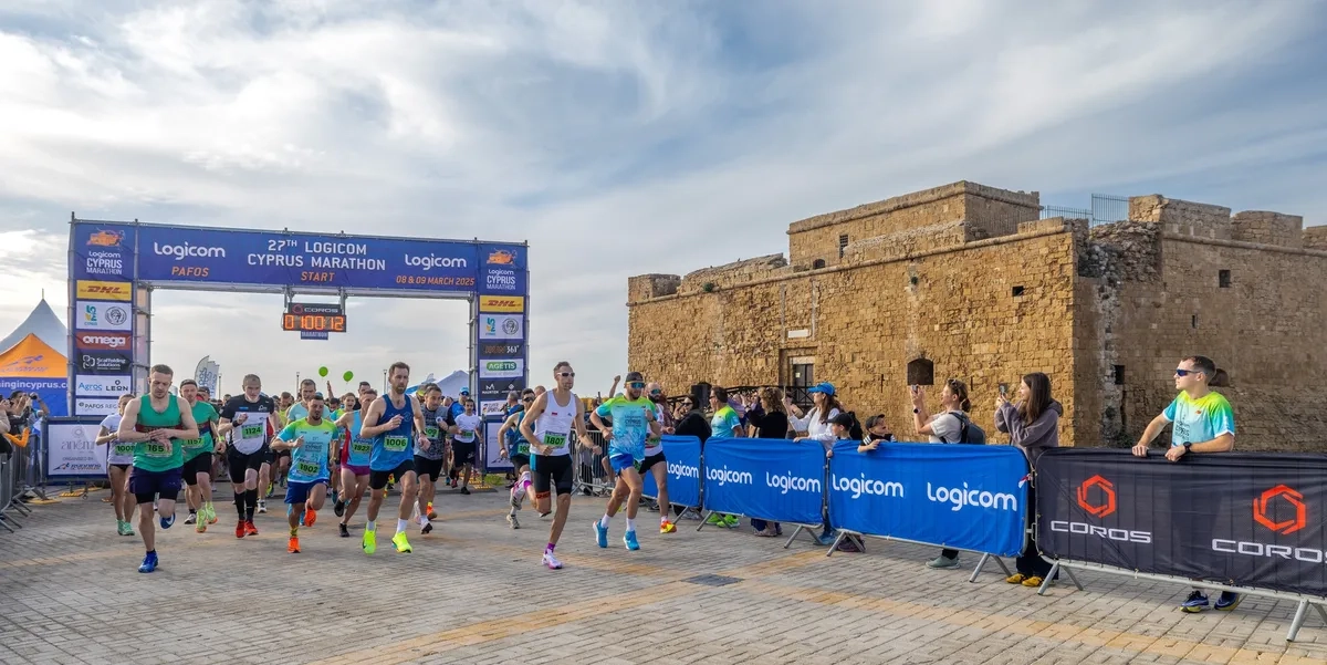 Start zum Cyprus Marathon Paphos
