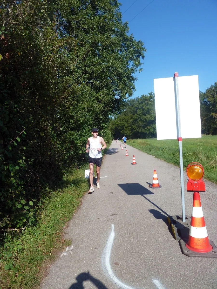 Utralauf Kandel 2024: Debütant Müller kurz vor km 70.