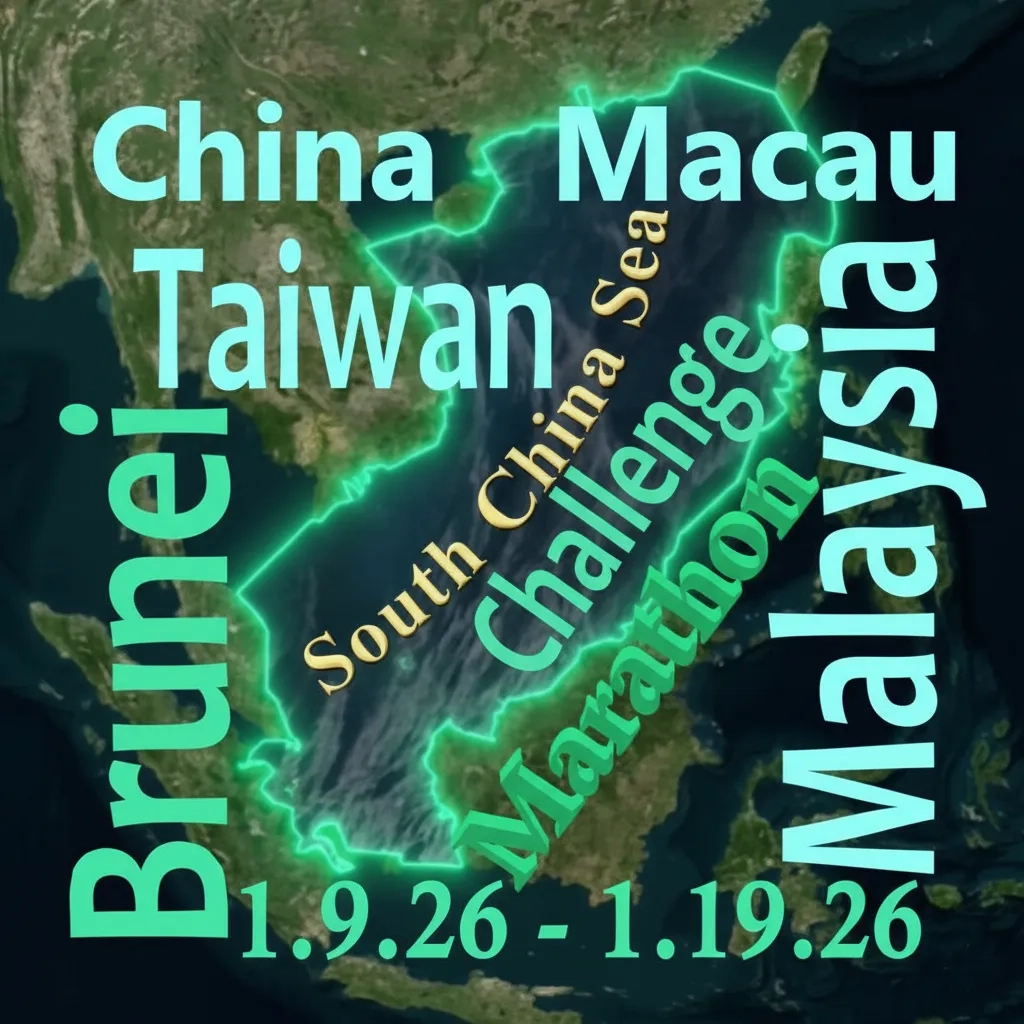 South China Marathon Challenge 01: Logo South China Marathon Challenge 01: Logo