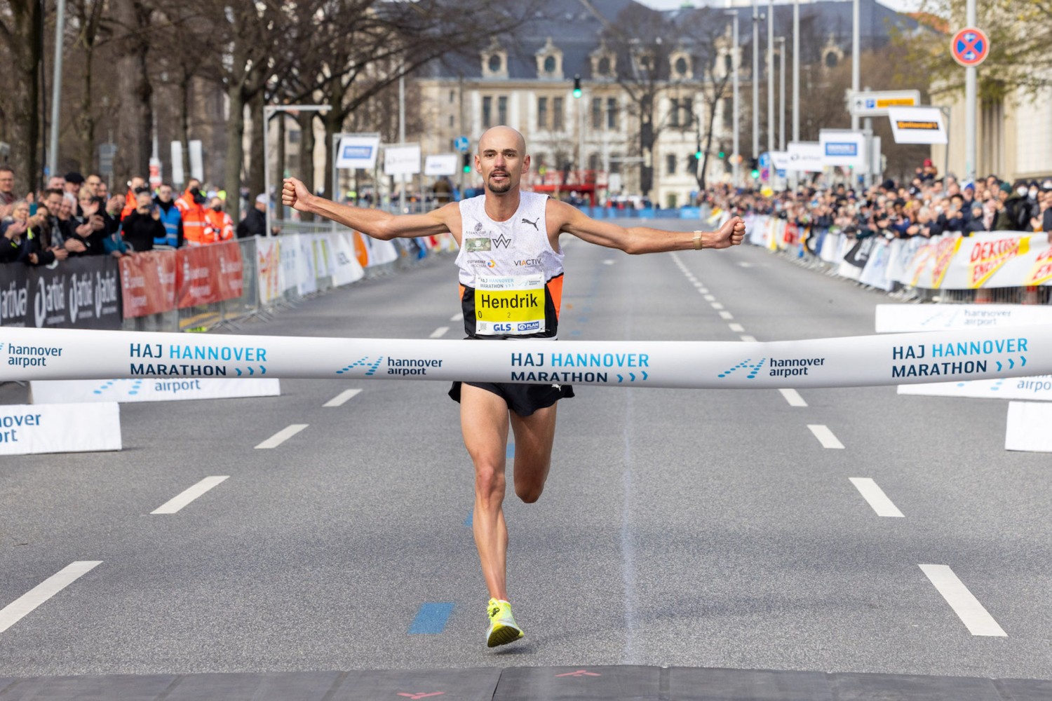 Hendrik Pfeiffer beim Hannover Marathon