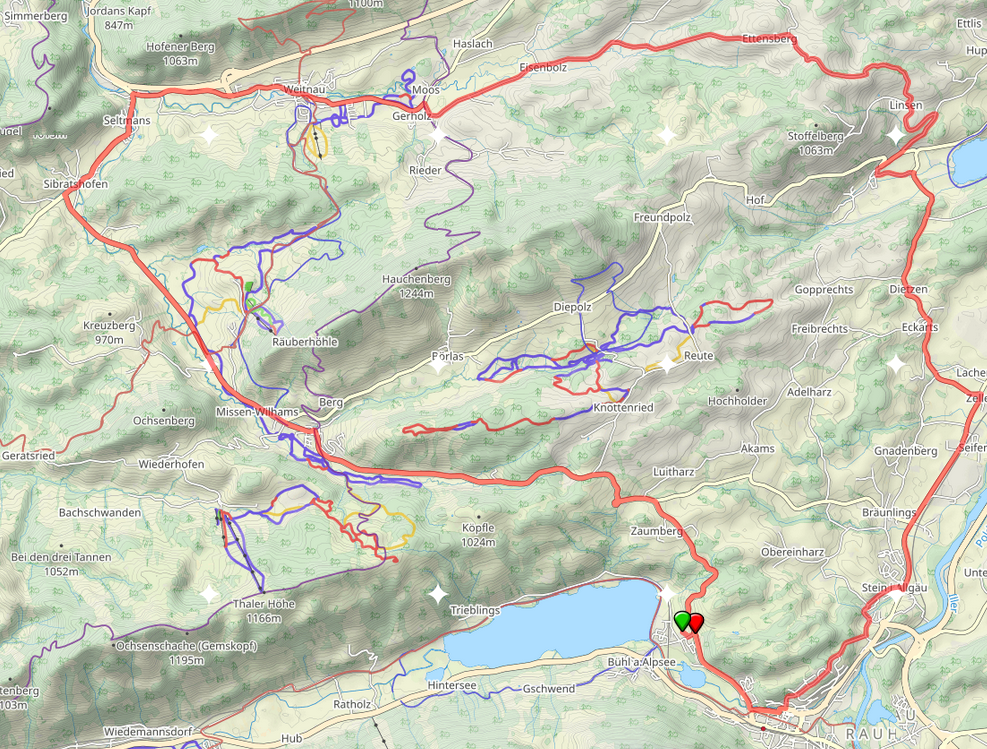 Allgäu Triathlon Radstrecke