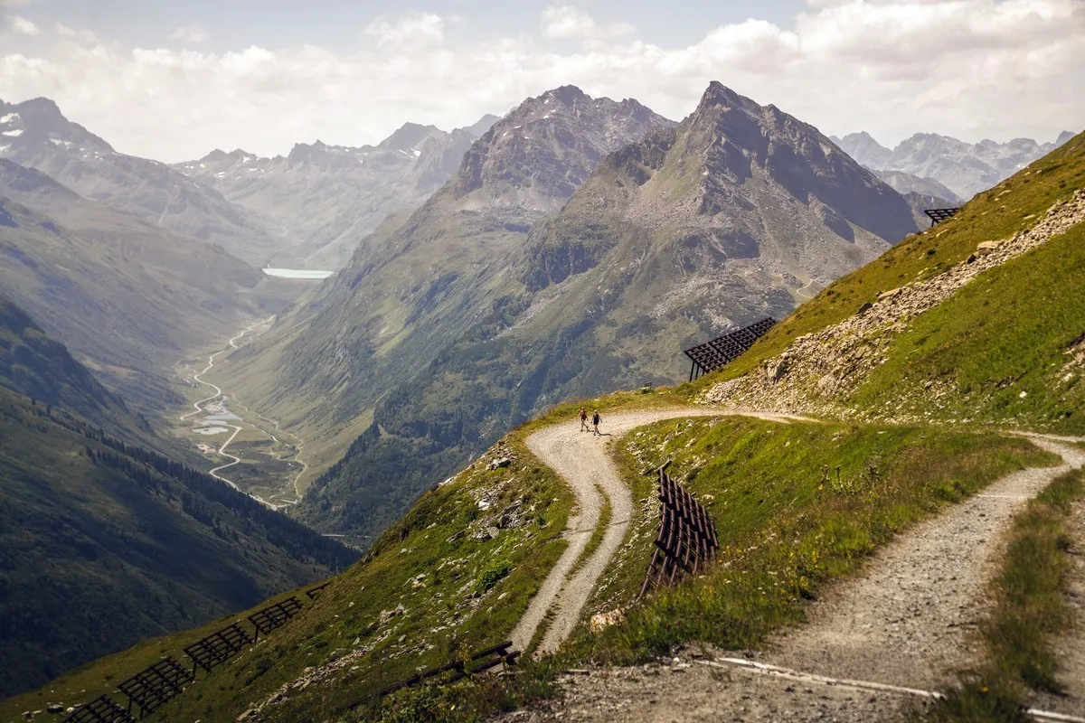 Silvretta Ferwall Marsch Strecke