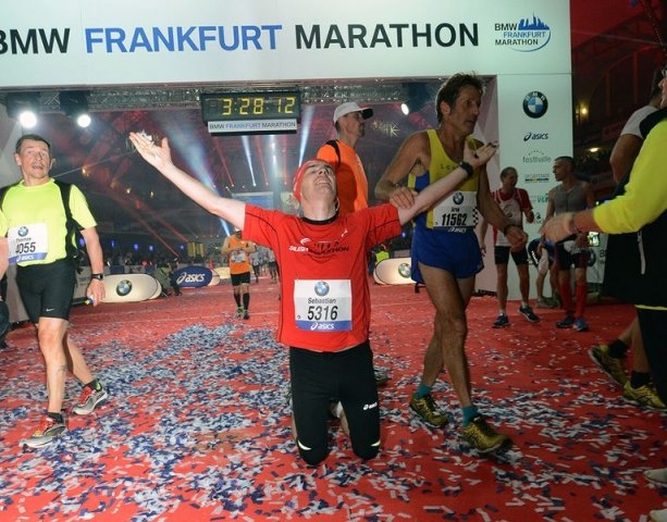 Frankfurt Marathon, Ziel