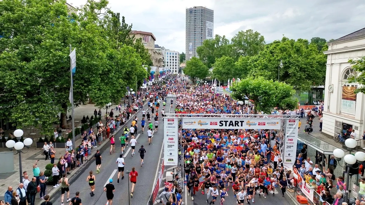 Start zum Wiesbaden Marathon