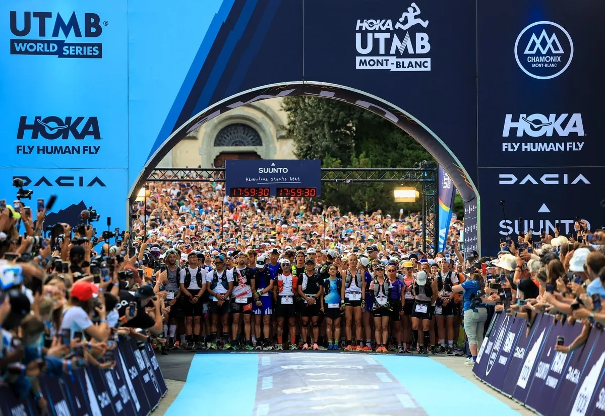 Start zum UTMB Mont-Blanc