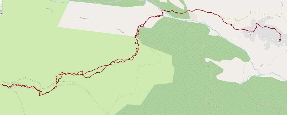 Strecke Skitour Borislavec