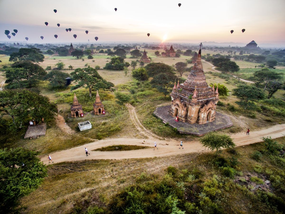 Running like in paradise at the Bagan Temple Marathon