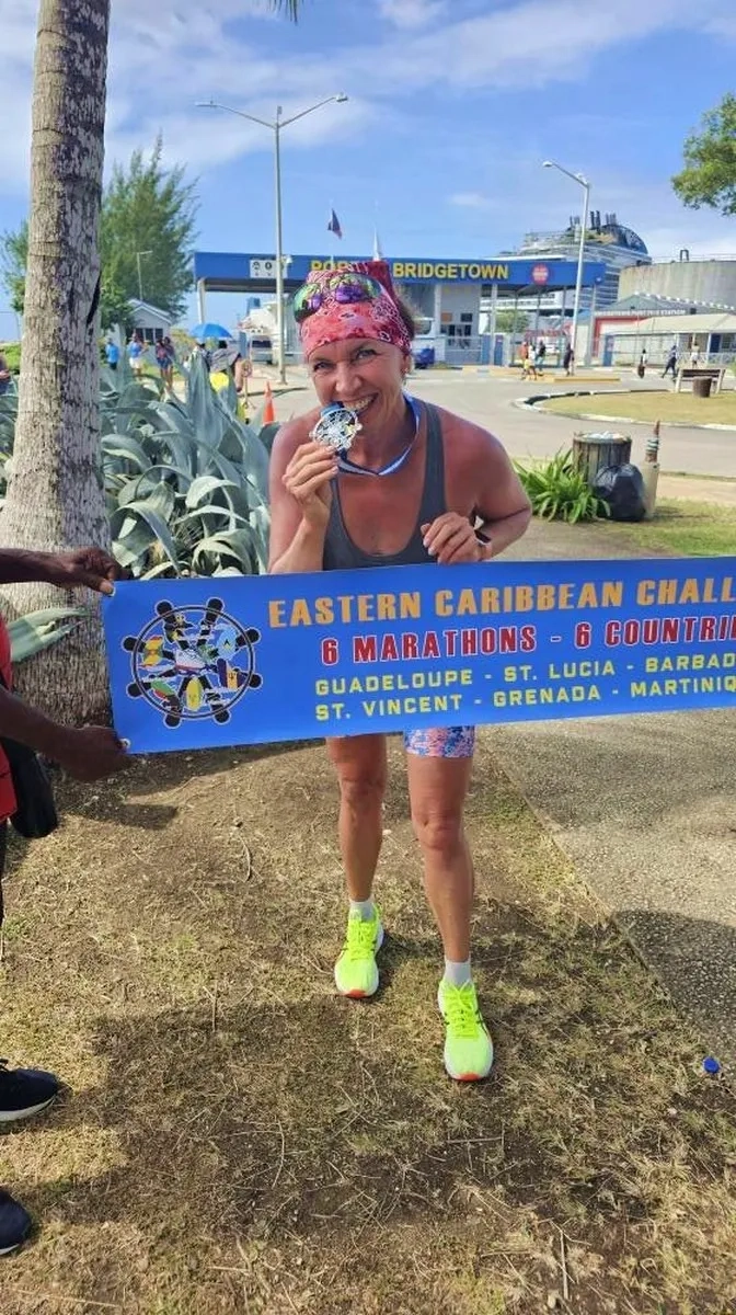 Barbados Marathon: Magdalena Replinska