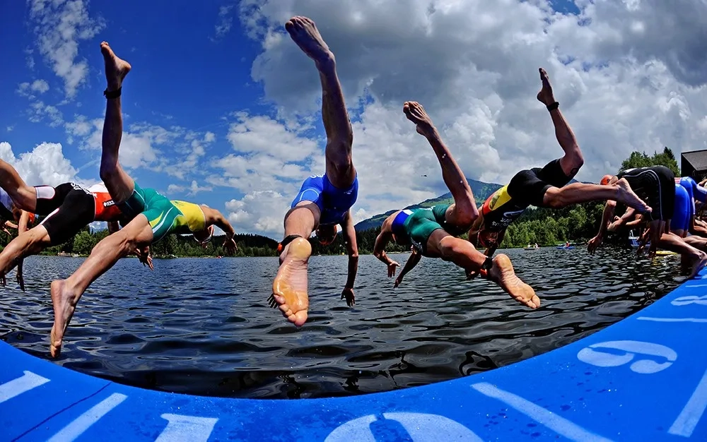 Start in den Kitzbüheler Schwarzsee