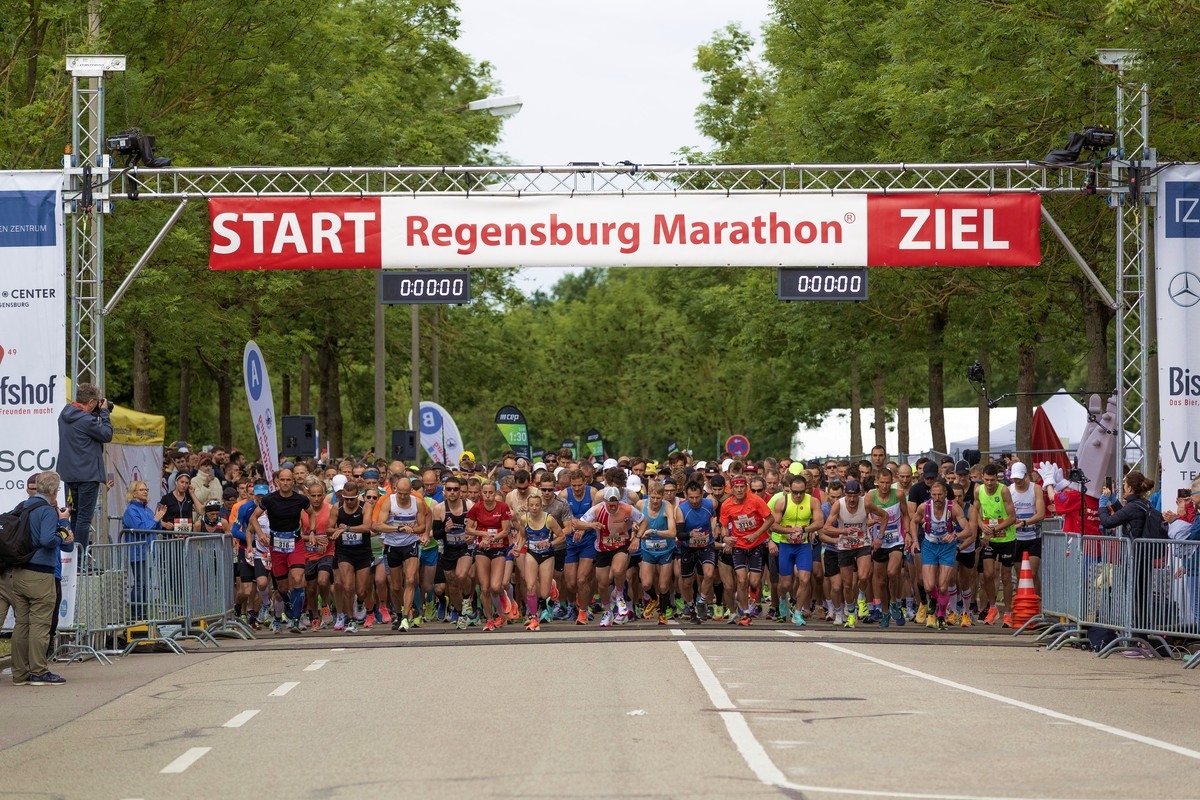 Regensburg Marathon Start