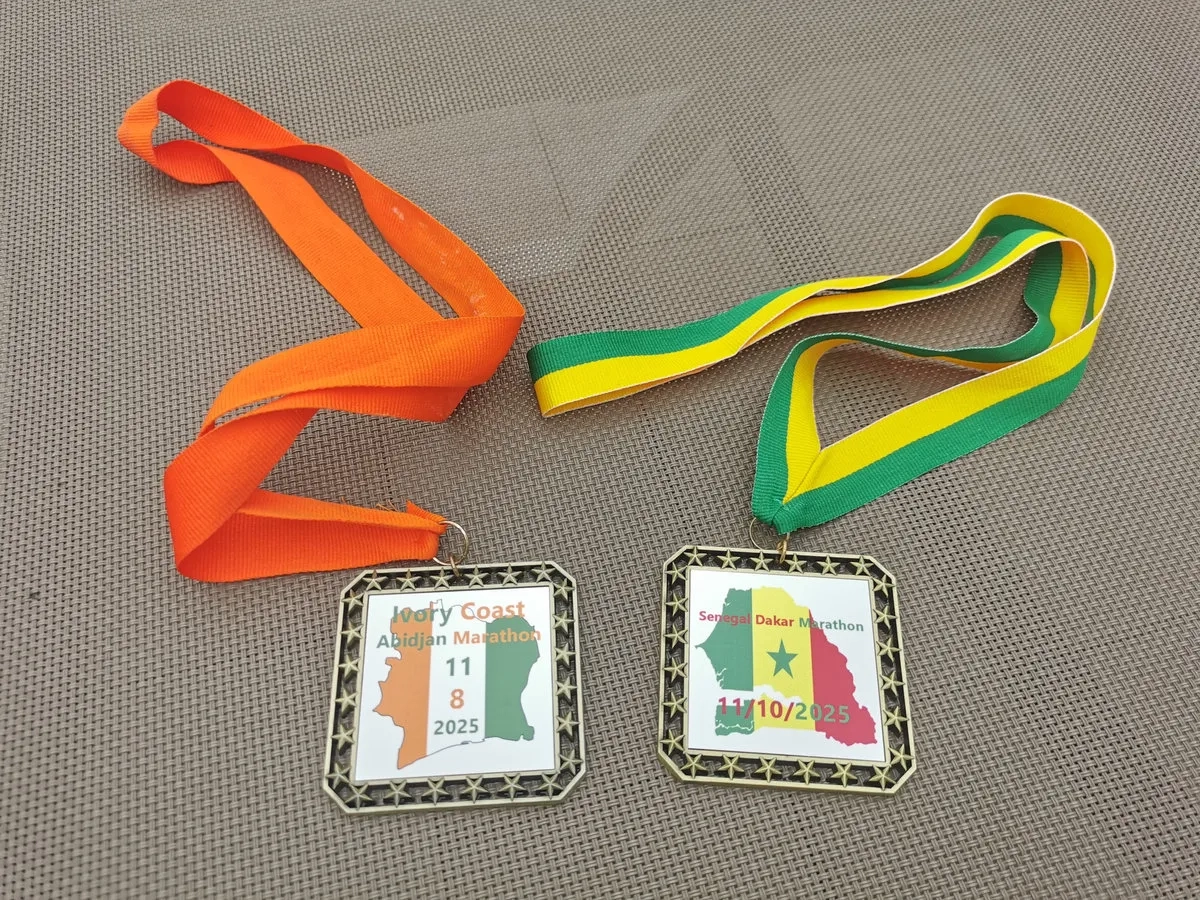 Dakar Club-Marathon: Medaillen
