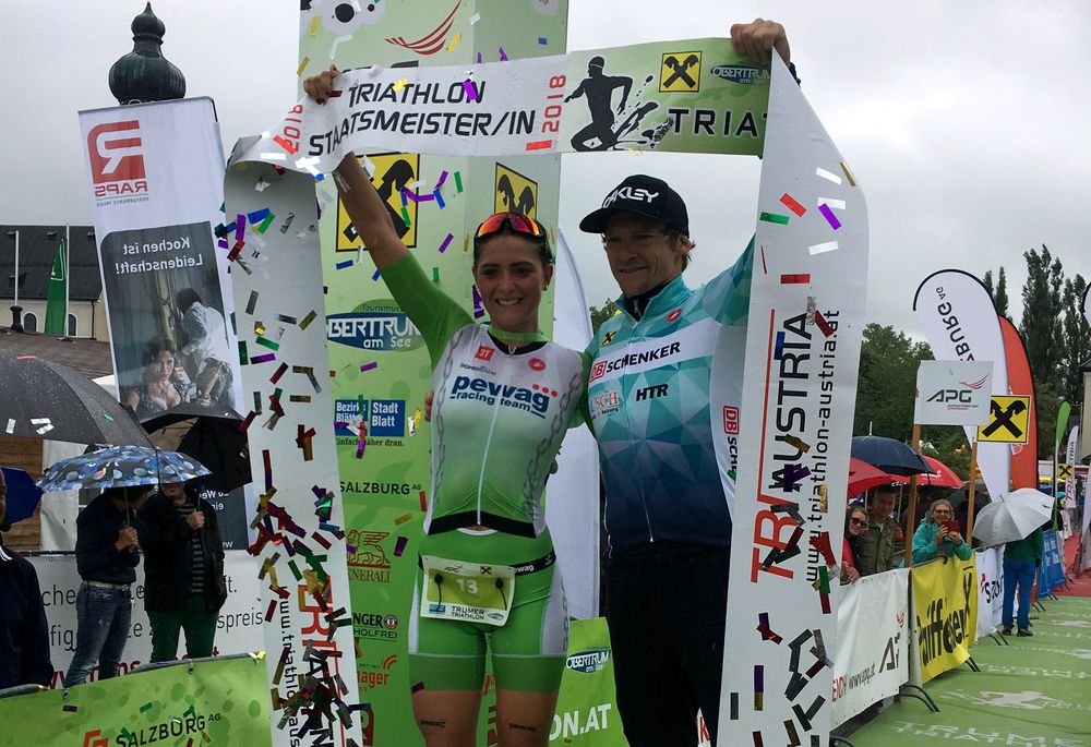 Ergebnisse Trumer Triathlon 2018: Giglmayr und Weiß Staatsmeister
