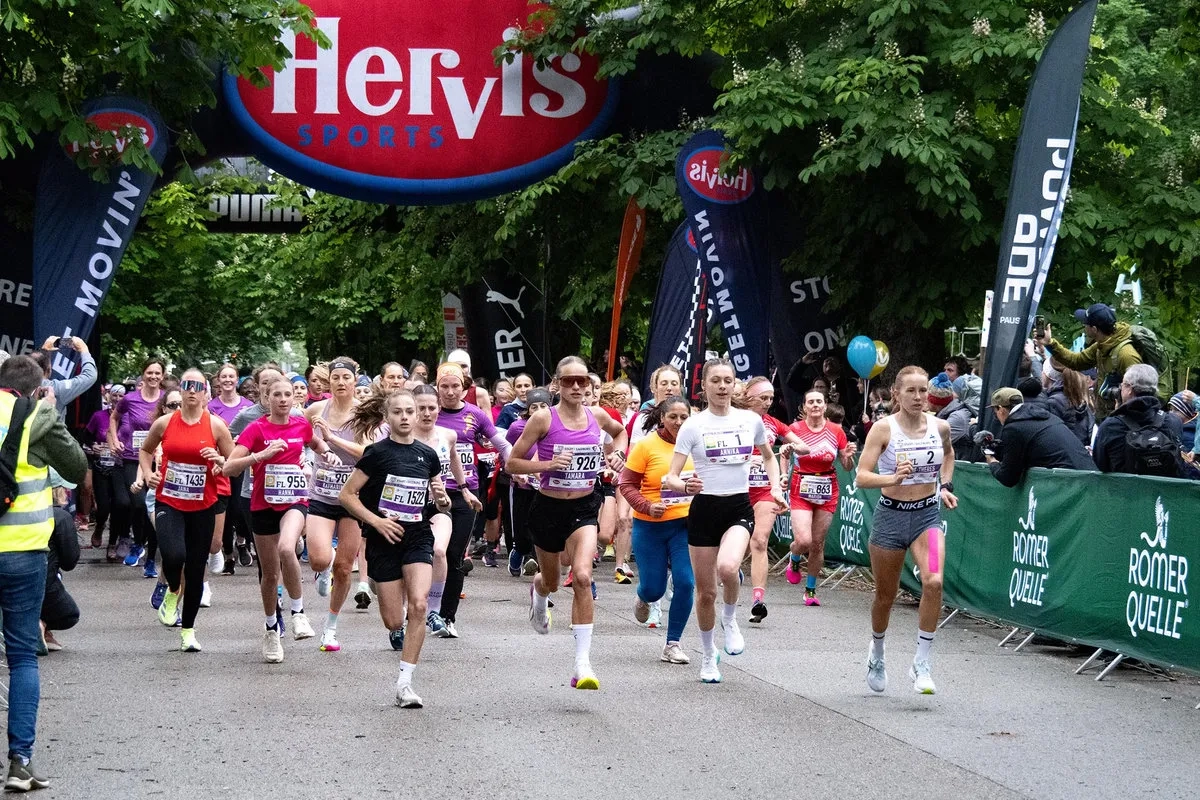 Start zum Salzburger Frauenlauf