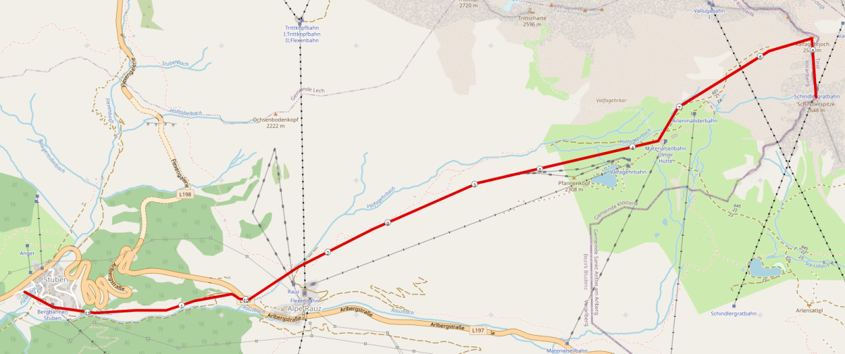 Schindlerspitze Karte