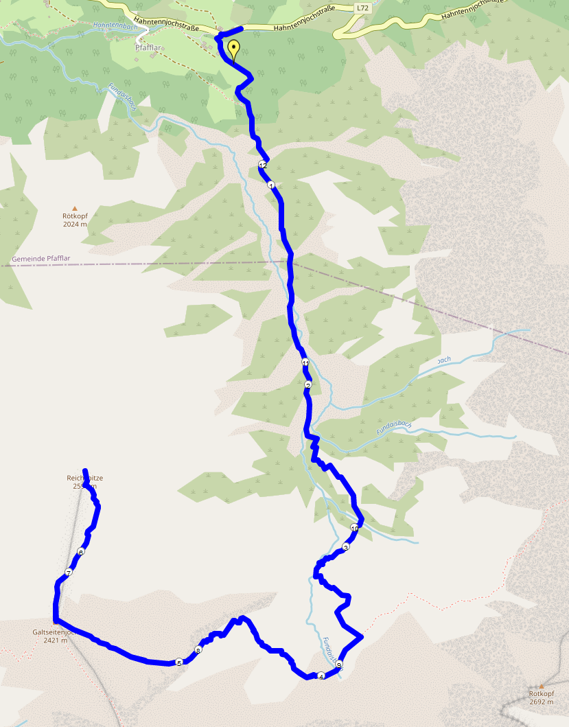 Reichspitze Lechtal Normalweg Pfafflar 96 1666689250