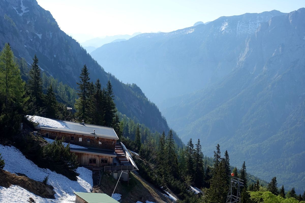 Das Buchsteinhaus in den Ennstaler Alpen