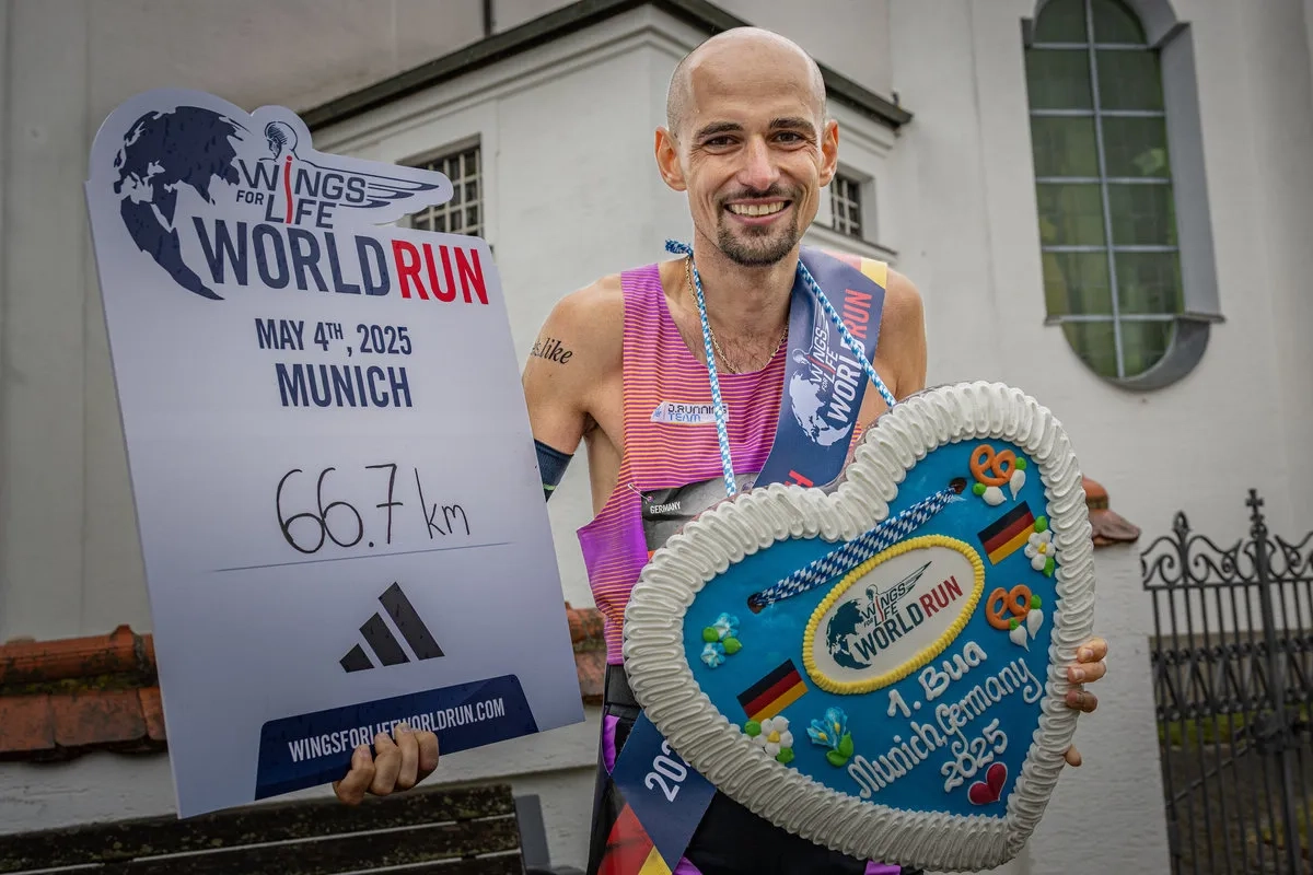 Wings for Life World Run München 2025: Sieger Hendrik Pfeiffer