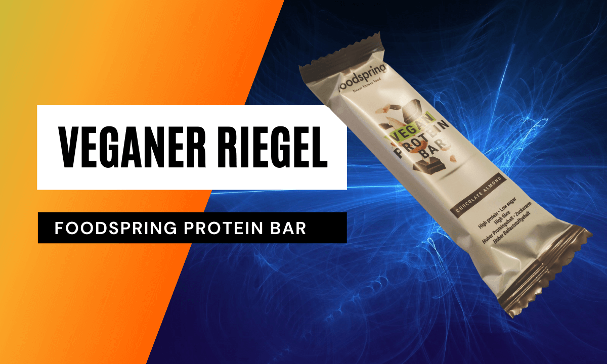 Veganer Proteinriegel von Foodspring