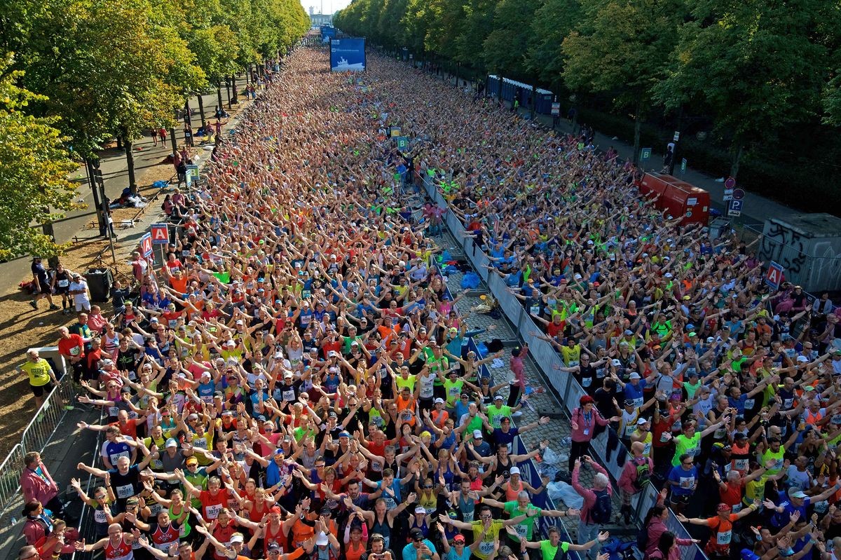 Start des Berlin Marathon. Foto SCC EVENTS/camera4