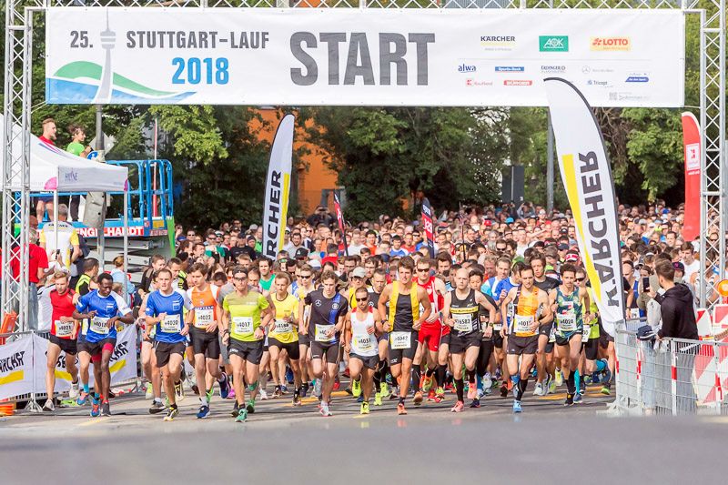 Stuttgart-Lauf Strecke