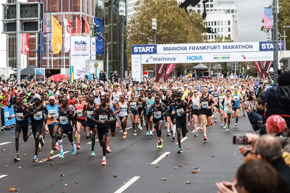 Frankfurt Marathon Strecke