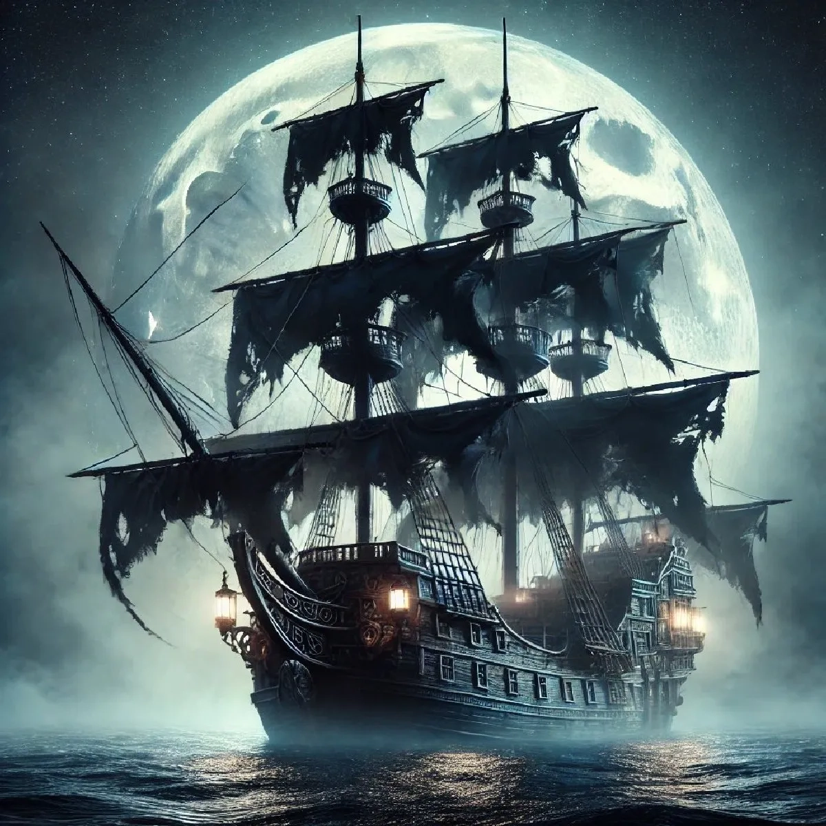 Piratenschiff generiert mit DALLE