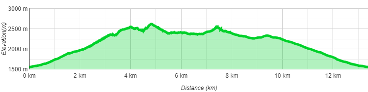 Höhenprofil Lustige Bergler Steig auf die Marchreisenspitze