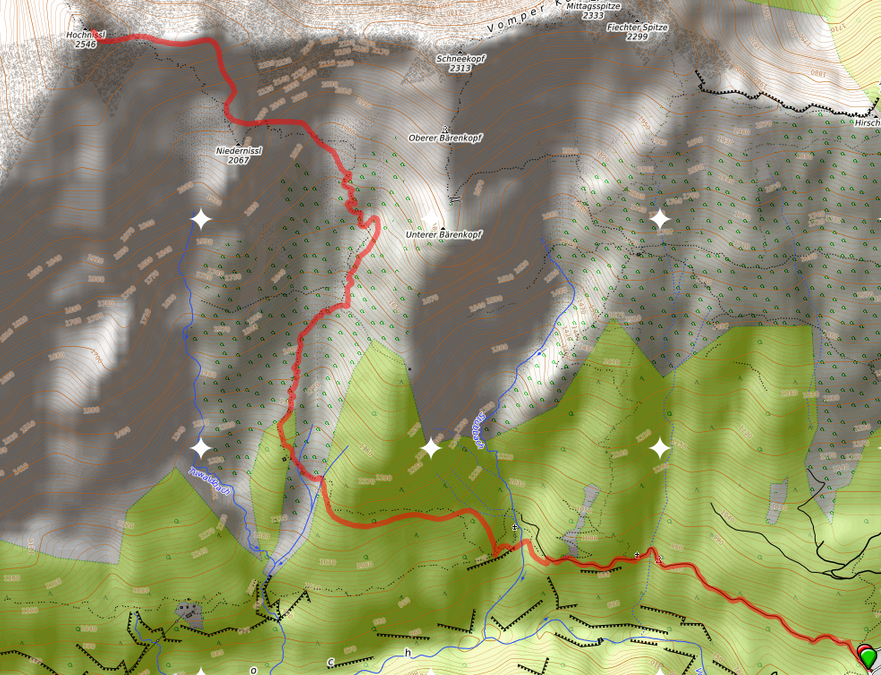 Hochnissl Route Hochnissl Route