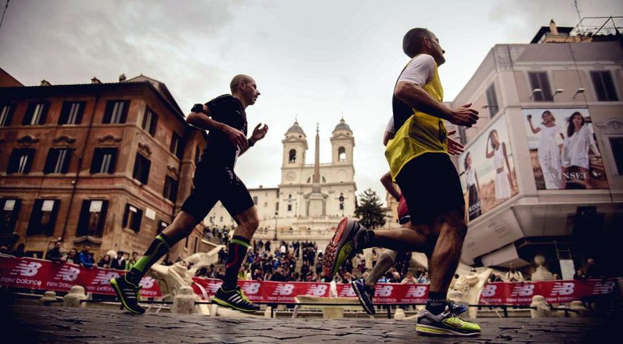 Sightseeing pur beim Rom Marathon. Foto Veranstalter
