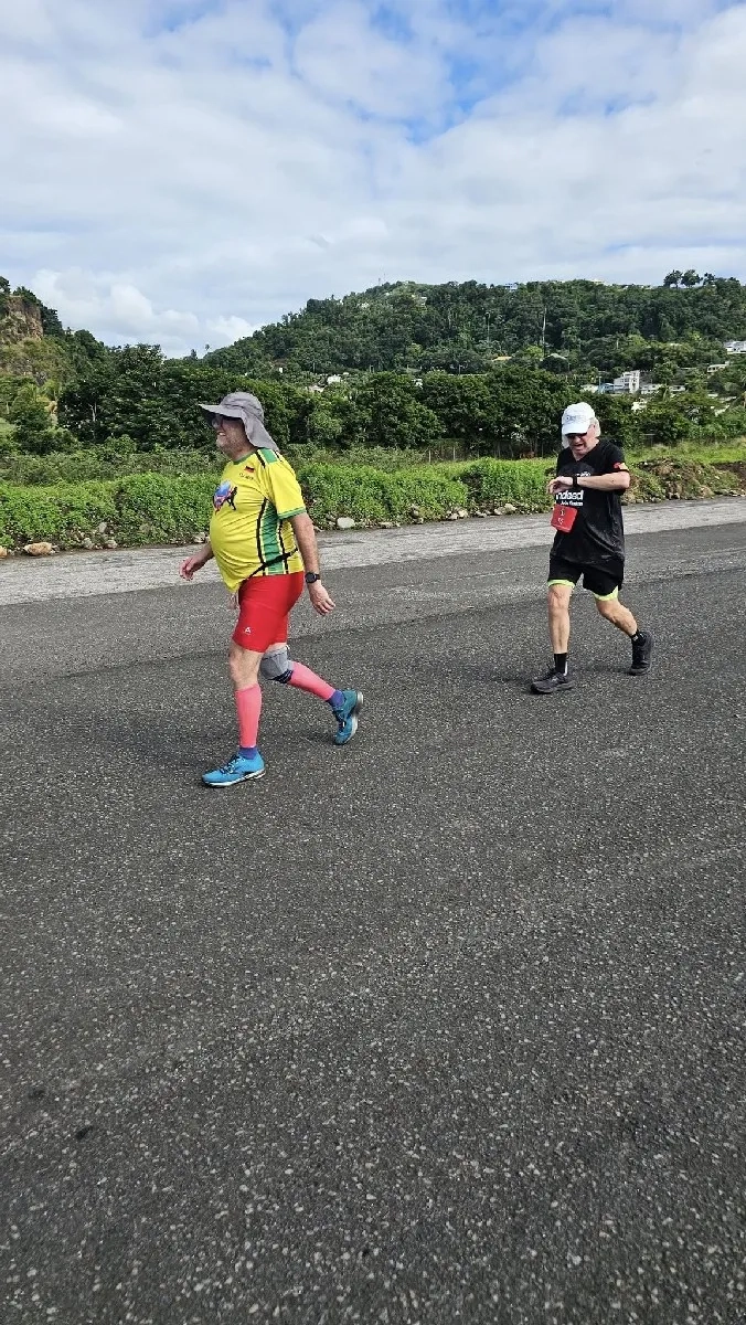 Volcanic Sand Marathon: Thomas Godlewsky und Klaus Westphal