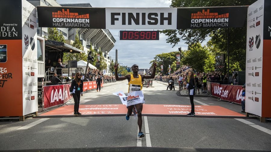 Weltklassezeiten sind beim Kopenhagen-Halbmarathon keine Seltenheit. Foto: Veranstalter