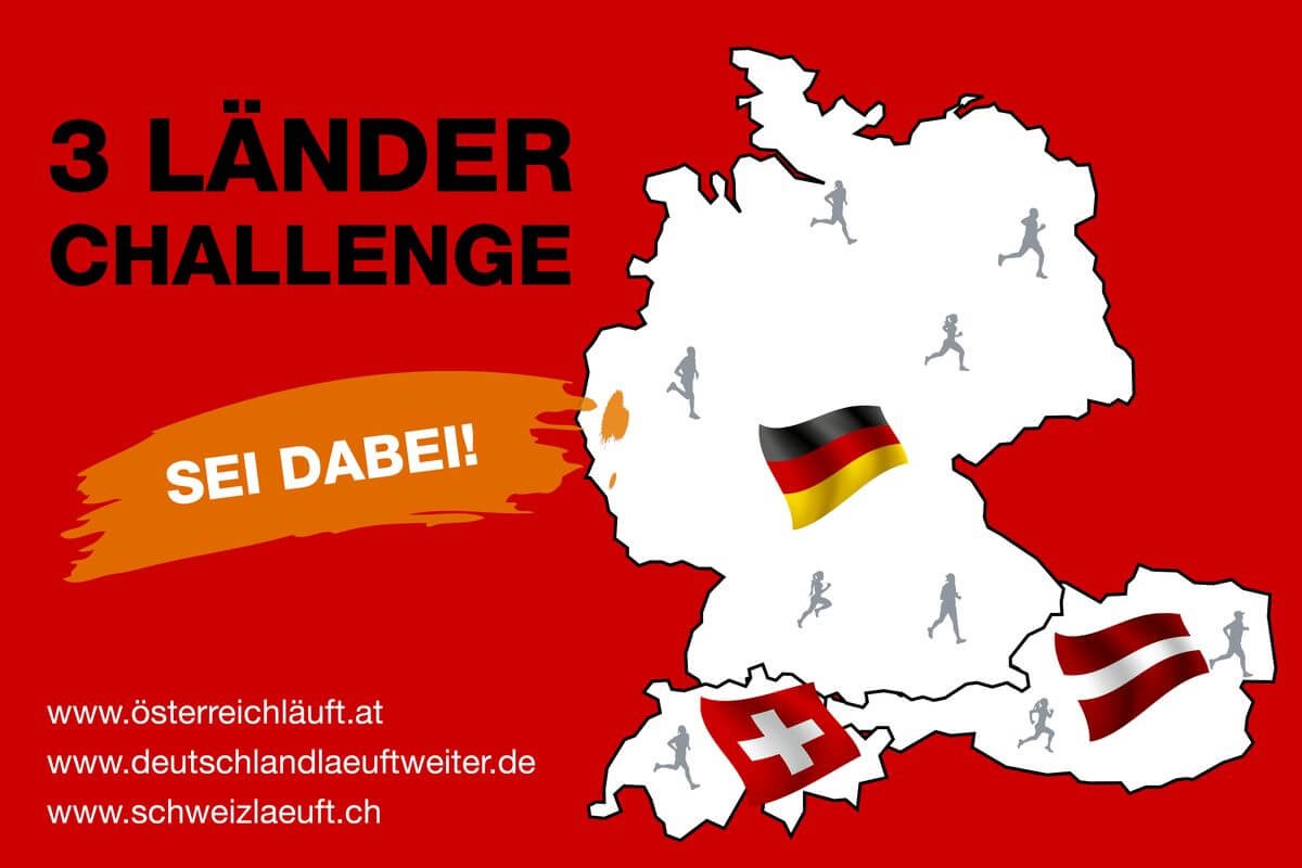 3 Länder, eine Challenge und jede Menge Laufspaß!