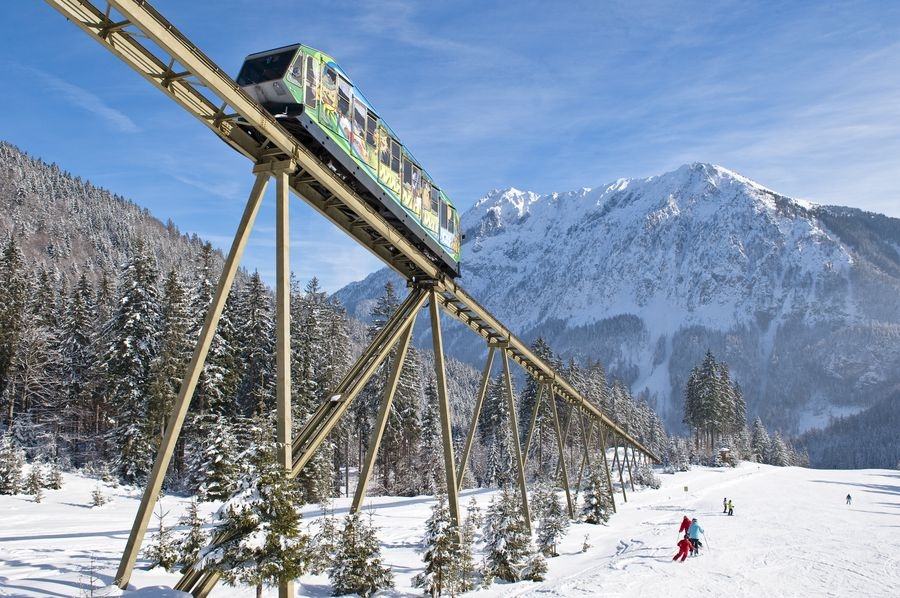 Die Wurzeralm-Bahn ist ein Hingucker. Foto: OÖT / Erber Die Wurzeralm-Bahn ist ein Hingucker. Foto: OÖT / Erber