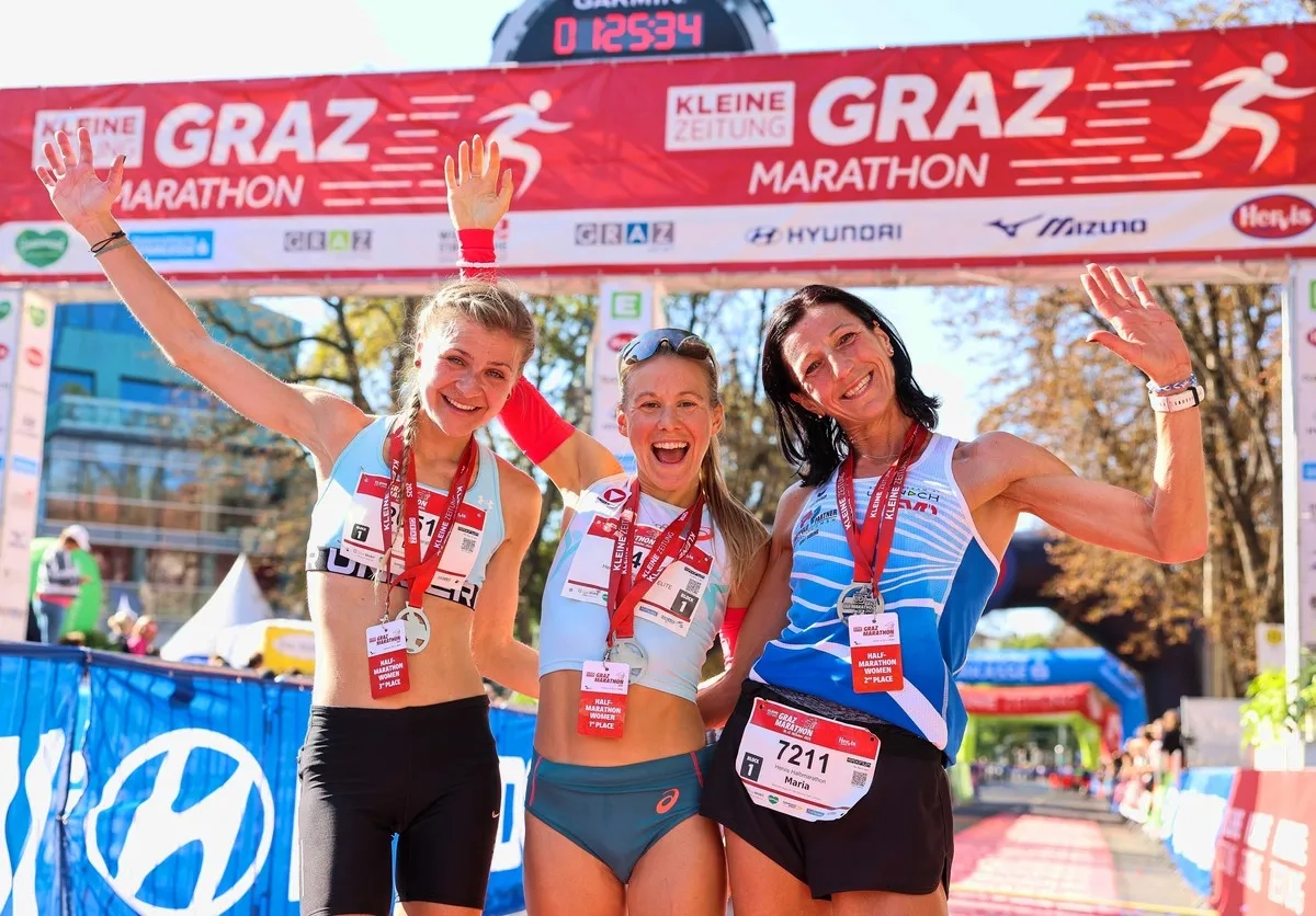 Graz Marathon 2025: Die Top 3 Halbmarathon mit Julia Mayer