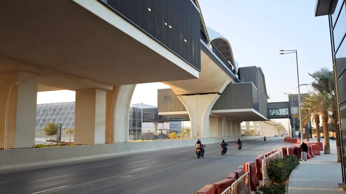 Riyadh: Metro PNU2-Station