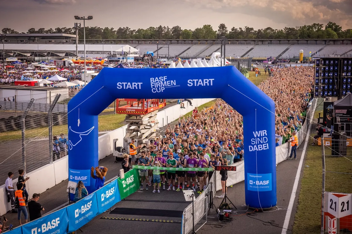 Start BASF Firmencup Hockenheim