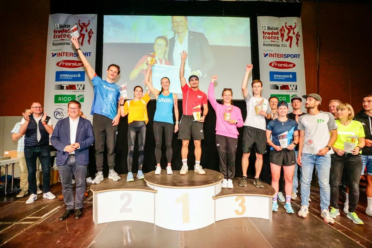 Welser Businessrun 2024 (Foto: © Andreas Wildoner) Welser Businessrun 2024