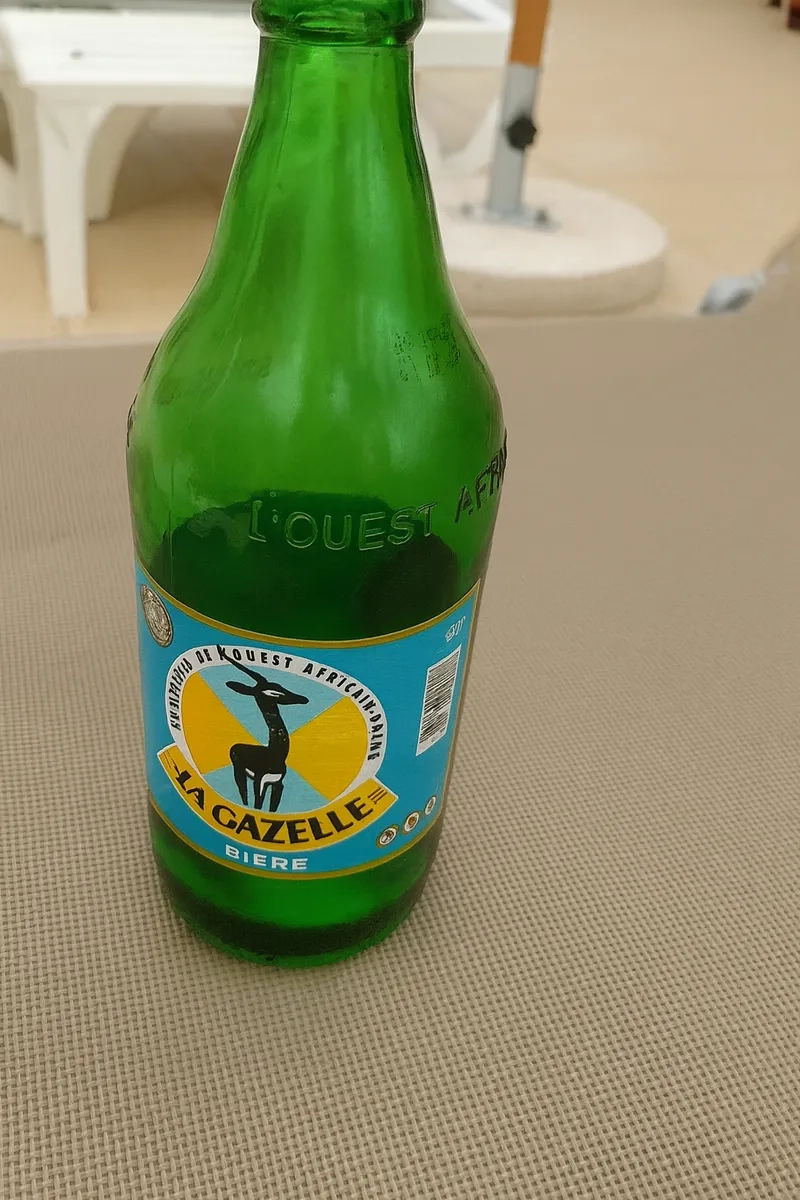 Lokales Bier unter dem Namen La Gazelle