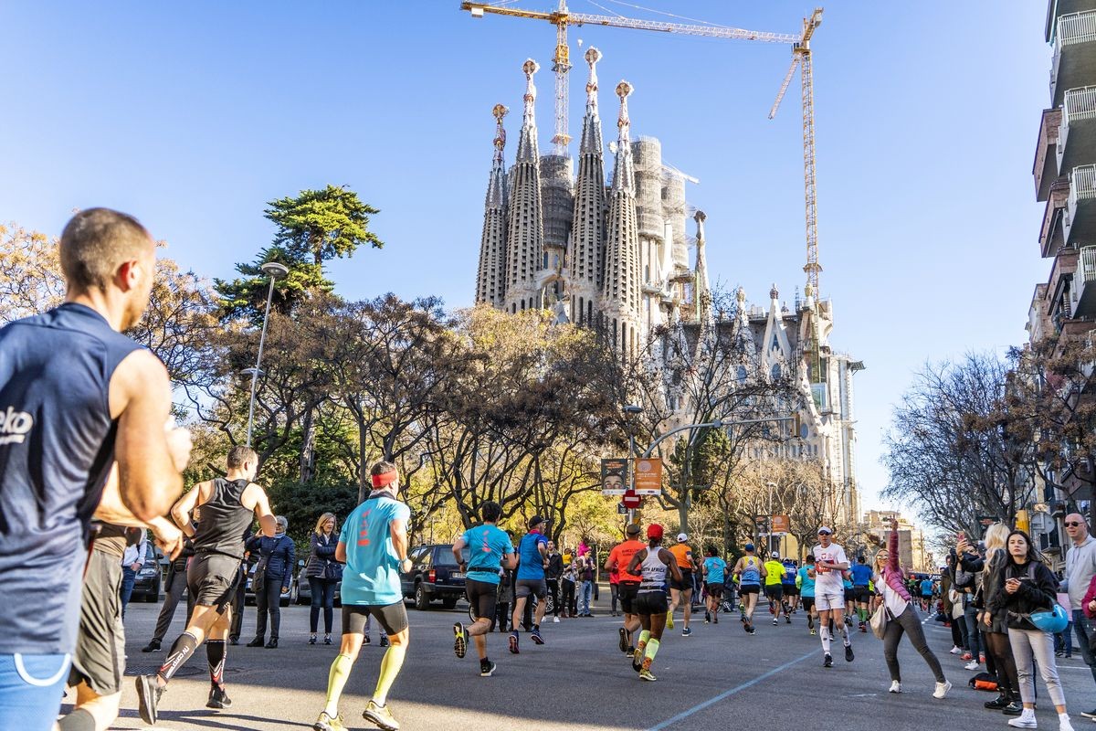 Barcelona Marathon Strecke
