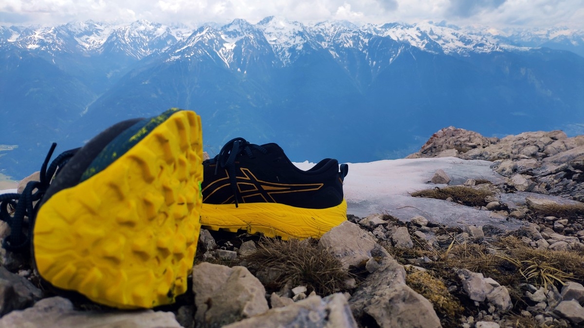 Die Außensohle des Asics Gel Trabuco