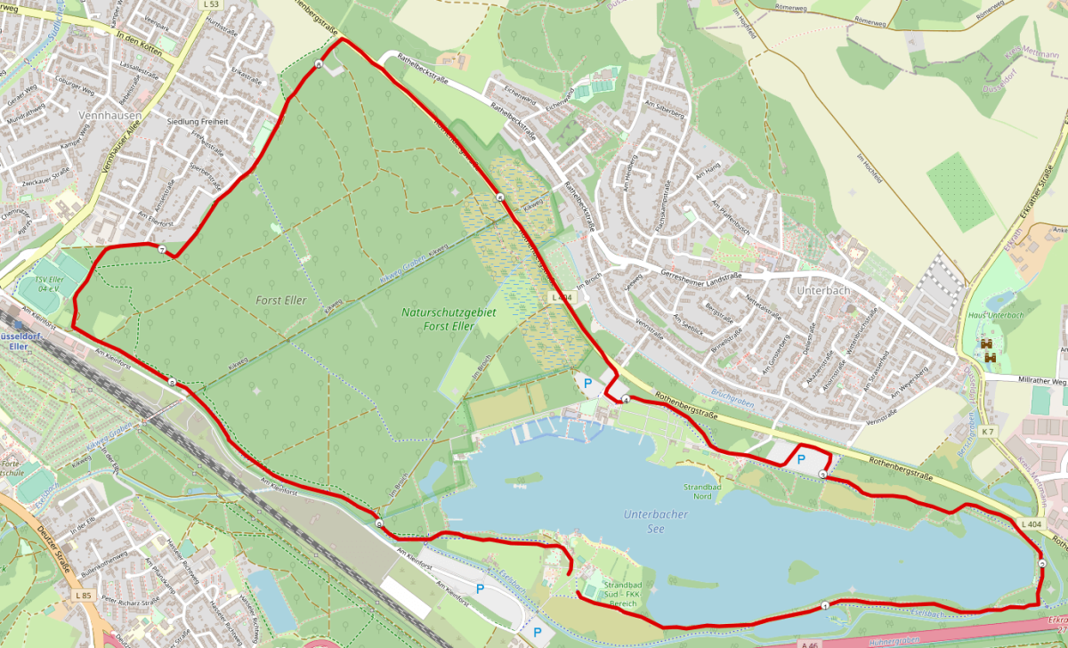 Martinslauf Düsseldorf Strecke