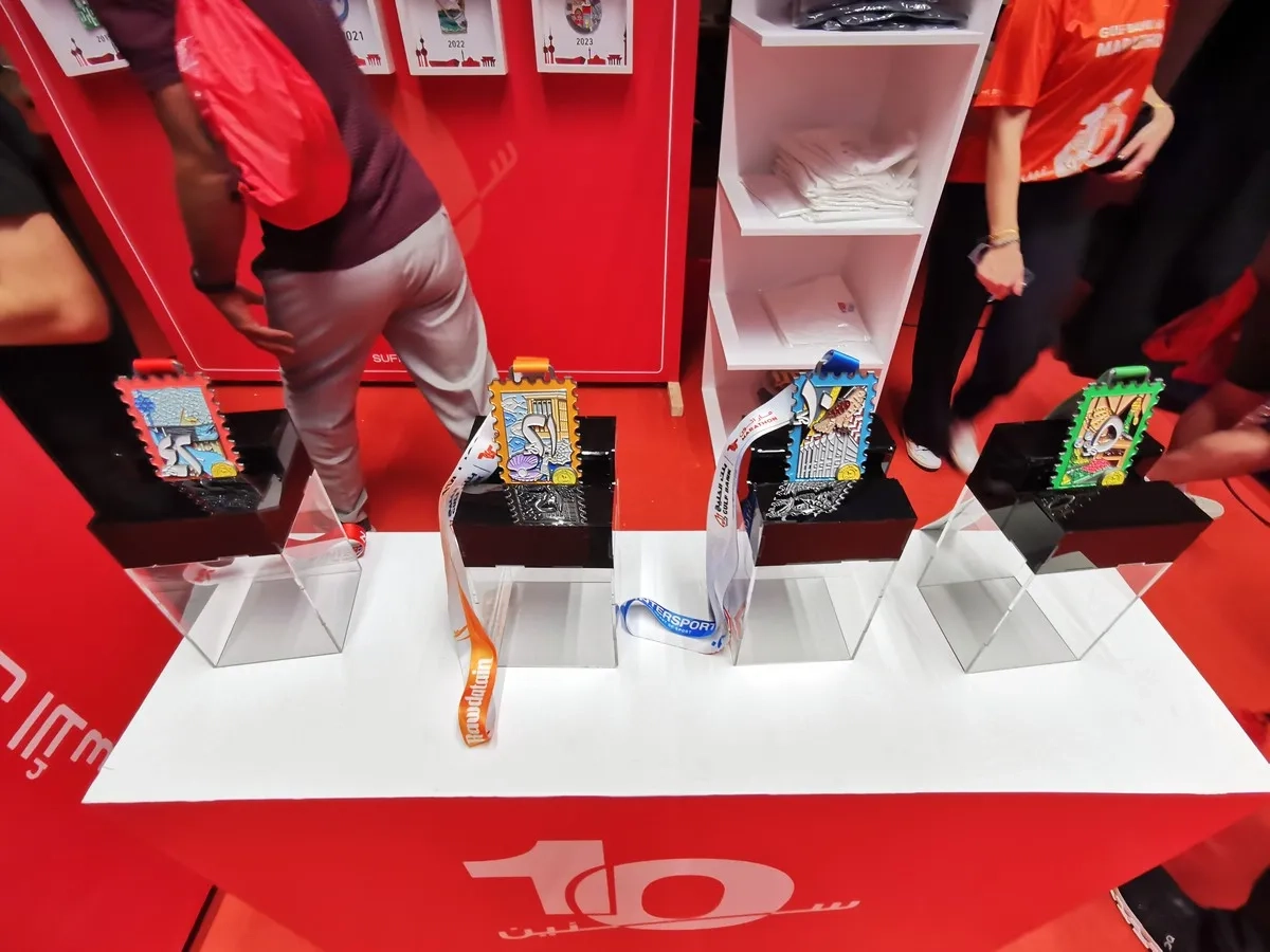 Kuwait Marathon 2024: Medaillenausstellung