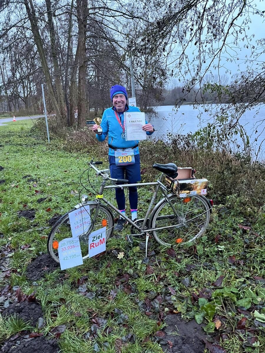 Dirk Kahlmeyer beim Rubbenbruchsee Marathon